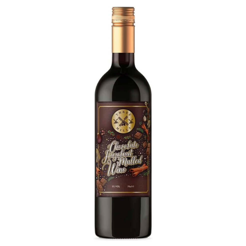 Three Mills Chocolate Hazelnut Mulled Wine 75cl